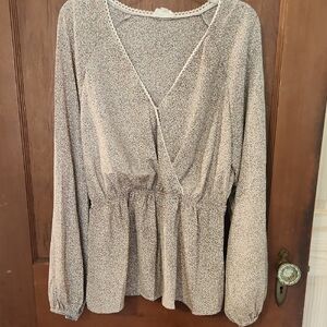 Floral Long Sleeve Blouse